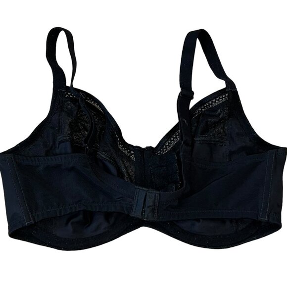 Wacoal Fine Form Full Figure Bra 36DD 855239 Black - Picture 4 of 5